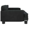 vidaXL Lit pour chien noir 70x45x30 cm velours
