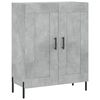 vidaXL Buffet haut Gris b&eacute;ton 69,5x34x180 cm Bois d'ing&eacute;nierie