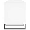 vidaXL Armoire à disques blanc 121x38x48 cm bois d'ingénierie