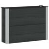 vidaXL Jardini&egrave;re sur&eacute;lev&eacute;e Noir 100 x 30 x 72 cm alu.