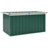vidaXL Coffre de rangement de jardin Vert 129x67x65 cm