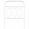vidaXL T&ecirc;te de lit de remplacement m&eacute;tal blanc 75 cm