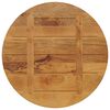 vidaXL Dessus de table &Oslash; 90x2,5 cm rond bois de manguier massif