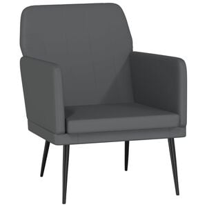 vidaXL Fauteuil Gris 61x78x80 cm Similicuir