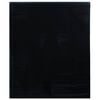 vidaXL Film de fen&ecirc;tre statique d&eacute;poli noir 45x1000 cm PVC
