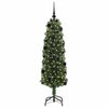 vidaXL Sapin de Noël artificiel Vert 150 cm PVC et acier et plastique