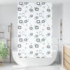 vidaXL Store enrouleur de douche 130x240 cm largeur du tissu 126 cm