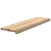 vidaXL Marches d'escalier 8 pcs non trait&eacute; 90x25x2cm bois ch&ecirc;ne massif