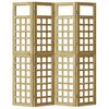 vidaXL &Eacute;cran de confidentialit&eacute; Marron miel 160 x 180 cm