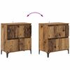 vidaXL Buffets 3 pcs Bois Ancien 60 x 35 x 70 cm Bois d'ing&eacute;nierie