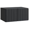 vidaXL Meuble TV mural Noir 59,5 x 41 x 30 cm Bois d'ing&eacute;nierie