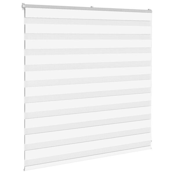 vidaXL Store z&egrave;bre blanc 140x100 cm largeur du tissu 135,9cm polyester