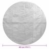 vidaXL Film solaire de piscine flottant PE 455 cm Gris