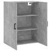 vidaXL Armoire murale gris béton 69,5x34x90 cm