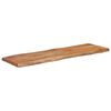 vidaXL Dessus de table 120x40x2,5 cm rectangulaire bois massif acacia