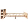 vidaXL Lit biblioth&egrave;que sans matelas 180x200 cm bois massif de pin