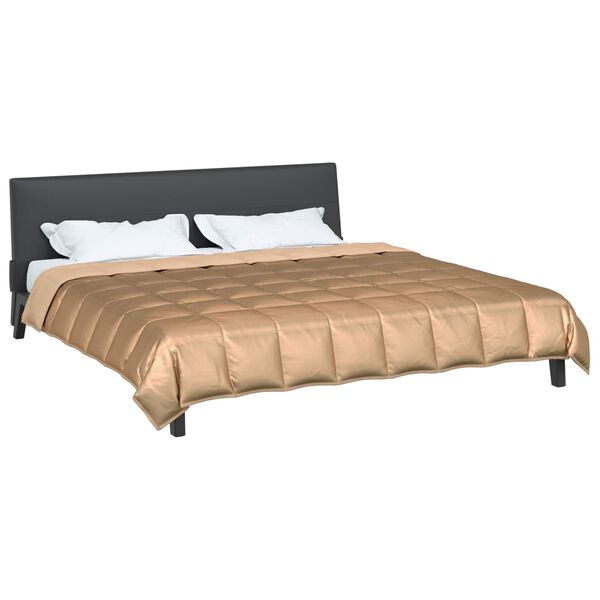 vidaXL Duvet complet toute l'ann&eacute;e Dor&eacute; 220 x 240 cm