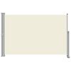 vidaXL Auvent lat&eacute;ral r&eacute;tractable de patio 160 x 300 cm Blanc cass&eacute;