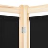 vidaXL Cloison de s&eacute;paration 6 panneaux Noir 240 x 170 x 4 cm Tissu