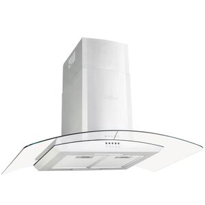 vidaXL Hotte murale 90 cm Acier inoxydable 756 m&sup3;/h LED