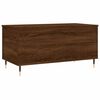 vidaXL Table basse Ch&ecirc;ne marron 90x44,5x45 cm Bois d'ing&eacute;nierie