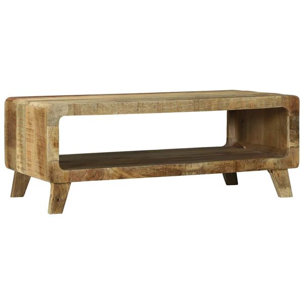 vidaXL Table basse Marron 90 x 50 x 35 cm Bois de mangue massif