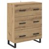 vidaXL Buffet Ch&ecirc;ne artisanal 69,5 x 34 x 90 cm