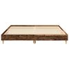 vidaXL Cadre de lit sans matelas vieux bois 200x200 cm bois ing&eacute;nierie