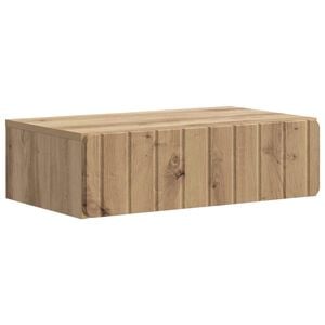 vidaXL Table d'appoint murale 59 x 34,5 x 17 cm Bois d'ing&eacute;nierie