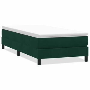 vidaXL Sommier &agrave; lattes de lit sans matelas vert fonc&eacute; 80x210 cm