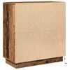 vidaXL Buffet LED Bois ancien 71 x 34,5 x 75 cm Bois d'ing&eacute;nierie