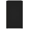 vidaXL Table de chevet Noir 50x36x60 cm Bois d&rsquo;ing&eacute;nierie