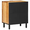 vidaXL Cabinet de chevet Marron 50 x 33 x 60 cm Bois d'acacia massif