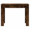 vidaXL Bureau chêne fumé 100x45x75 cm bois d'ingénierie