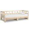 vidaXL Lit coulissant sans matelas bois de pin massif 2x(90x190) cm