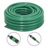vidaXL Tuyau d'arrosage avec jeu de raccords vert 0,75" 10 m PVC