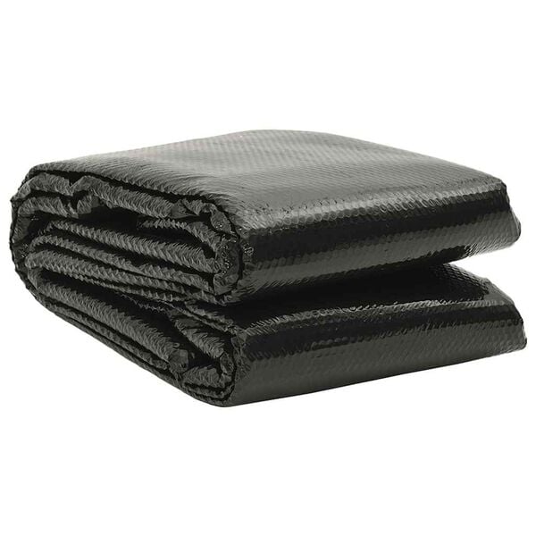 vidaXL Couverture de piscine rectangulaire 500x300 cm PE Noir