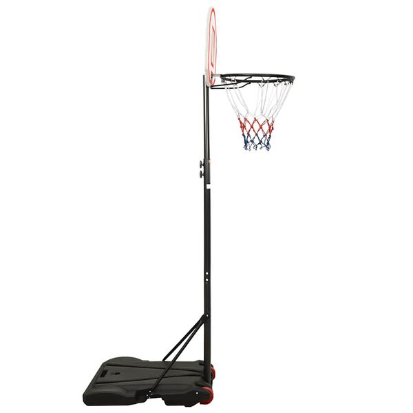 vidaXL Support de basket-ball Blanc 216-250 cm Poly&eacute;thyl&egrave;ne
