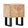 vidaXL Table de chevet 40x30x50 cm Bois de manguier massif