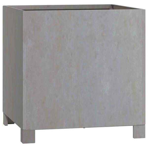 vidaXL Jardini&egrave;res avec pieds 2 pcs Rouill&eacute; 40x40x40 cm Acier corten