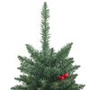 vidaXL Sapins de Noël artificiels 2 pcs 100 LED vert 120 cm