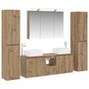 vidaXL Ensemble de mobilier de salle de bain 6 pcs Ch&ecirc;ne artisanal