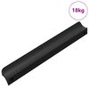 vidaXL Poign&eacute;e 973 pcs Noir 106 x 7,4 x 15,5 mm Aluminium