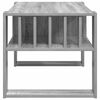 vidaXL Table basse Gris Sonoma 92 x 49,5 x 45 cm Bois d'ing&eacute;nierie