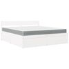 vidaXL Lit avec tiroirs et matelas blanc 180x200 cm bois massif de pin