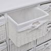 vidaXL Armoire de rangement Blanc