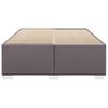 vidaXL Cadre de lit sans matelas gris 140x190 cm similicuir