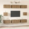 vidaXL Ensemble meuble TV 8 pcs Ch&ecirc;ne artisanal Bois d'ing&eacute;nierie