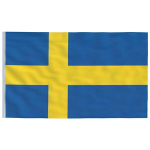 vidaXL Drapeau Su&egrave;de 90x150 cm