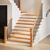 vidaXL Marches d'escalier 16 pcs marron clair 120x25x2 cm ch&ecirc;ne massif